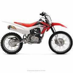 CRF125F 13-18 T6 System | Carbon End Cap, Removable Spark Arrestor