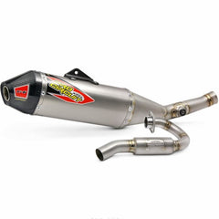 KX450F 16-18 T6 Pro System | Carbon End Cap, S/Less Tubing, Ti Silencer, MA Legal