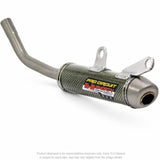 KTM250SX; HUSQ TC250 19-22, GG MC250 21-23 Ti-2 SHORTY SILENCER, CARBON / KEVLAR / TITANIUM