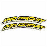 FRONT FENDER DECAL KIT YELLOW