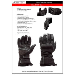 RSGW2398 Atlas CE W/P Glove Black (10)