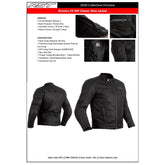 BRIXTON CE WATERPROOF CLASSIC WAX JACKET BLACK