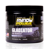 RYGL RYNO POWER - GLADIATOR PRE-WORKOUT POWDER GRAPE