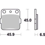 SBS 584RSI FRONT/REAR PADS | SINTER OFF ROAD RACE