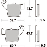 SBS 777SI FRONT/REAR PADS | SINTER OFF ROAD