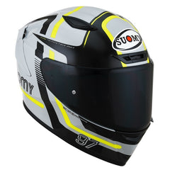 SUK6T10003 TRACK-1 E06 NINETY SEVEN HELMET | GREY-YELLOW