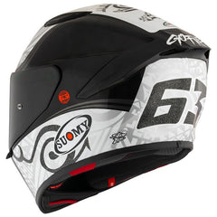 SUK6T1X015 Track-1 E06 Helmet | Bagnaia Winter Test Replica Bagnaia Winter Test Replica