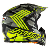 MX SPEED SERGEANT HELMET (with MIPS) | MATT GREY-YELLOW FLURO