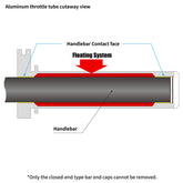 ZETA THROTTLE TUBE - ALLOY FLOATING | KXF,KLX'04-,RMZ450,WRF/YZF | STD