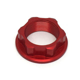 ZETA STEERING STEM NUT | M24x30-P1.0 H12 | RED.