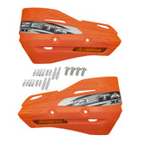 ZETA HANDGUARD SHIELDS ONLY | XC SHIELD + FLASHER | ORANGE LENS | ORANGE $#$