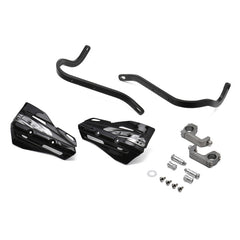 ZETA HANDGUARDS FULL + SHIELDS | ARMOUR XC KIT U-CLAMP - TAPER BARS | BLACK