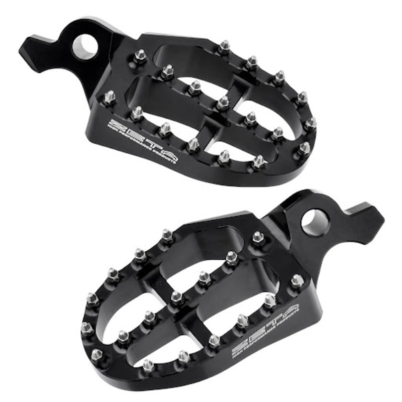 ZETA FOOTPEGS ALLOY ULTRAWIDE | YZ450F '23-, YZ250F '24-, WR450F '24-, WR250F '25- | 57mm BLACK.