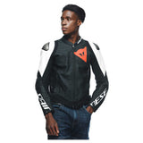 Dainese Sportiva Leather Jacket - BK-MT/BK-MT/WHT