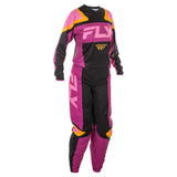 Fly Racing 2025 F-16 MX Jersey - BLK MAUVE YEL