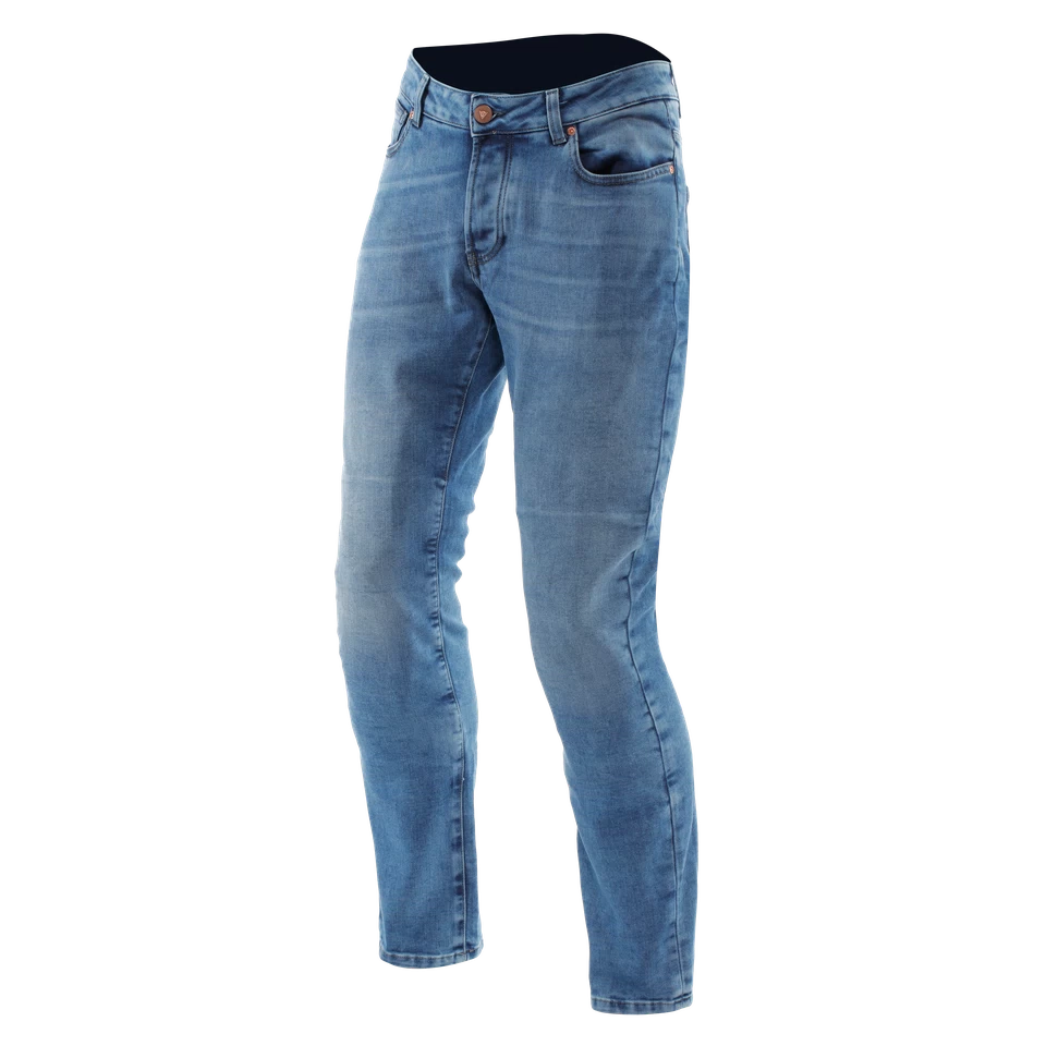 5-POCKET DENIM REGULAR PANTS BLUE