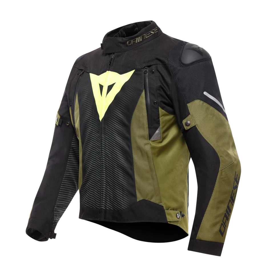 SUPER SPRINT D-DRY JACKET BLACK/GREEN/FLUO YELLOW