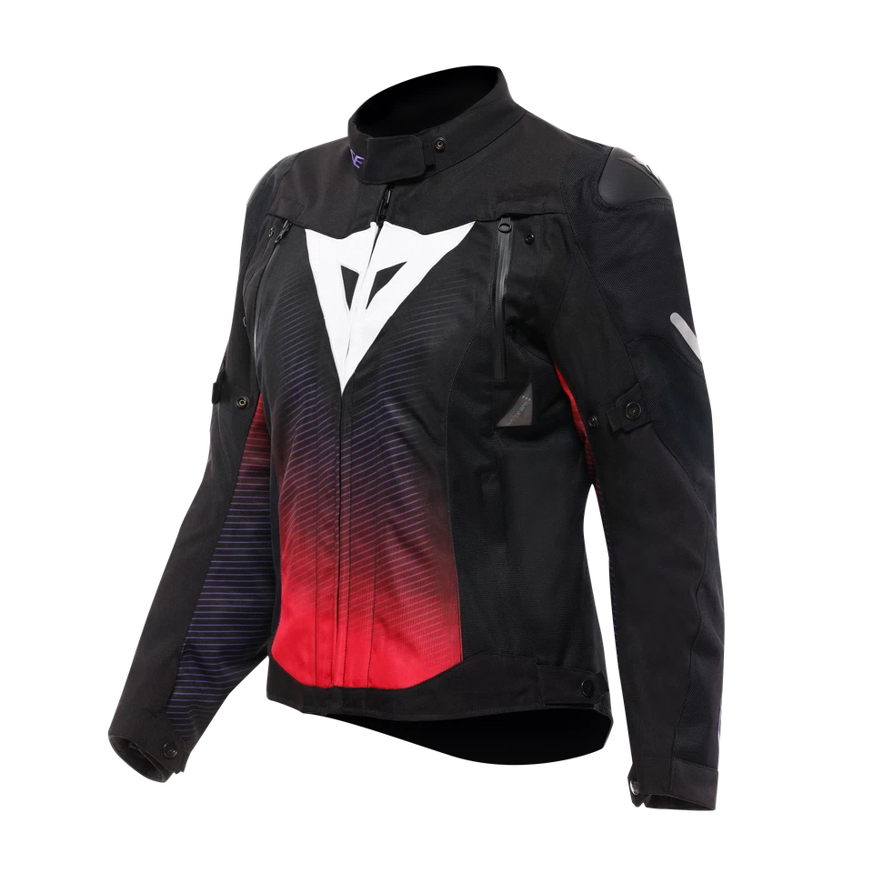 SUPER SPRINT D-DRY JACKET WMN BLACK/FUCHSIA/WHITE