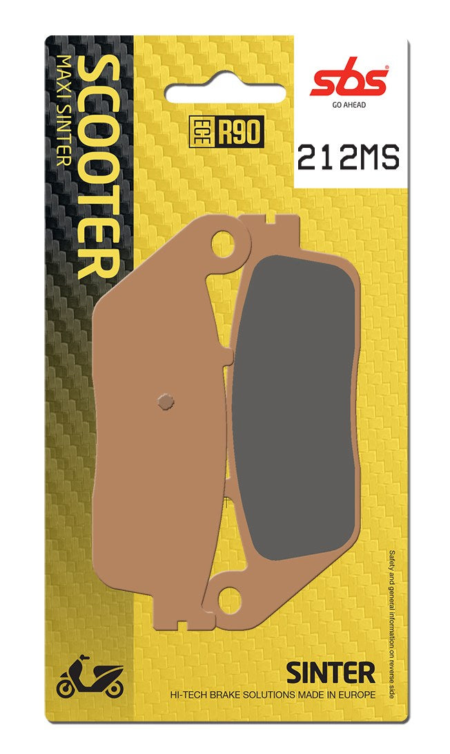 SBS FRICTION - Sinter Rear Scooter Brake Pads (SBS 883) - 212MS-
