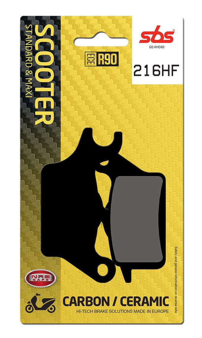 SBS FRICTION - Ceramic Front Scooter Brake Pads (SBS 925) - 216HF-