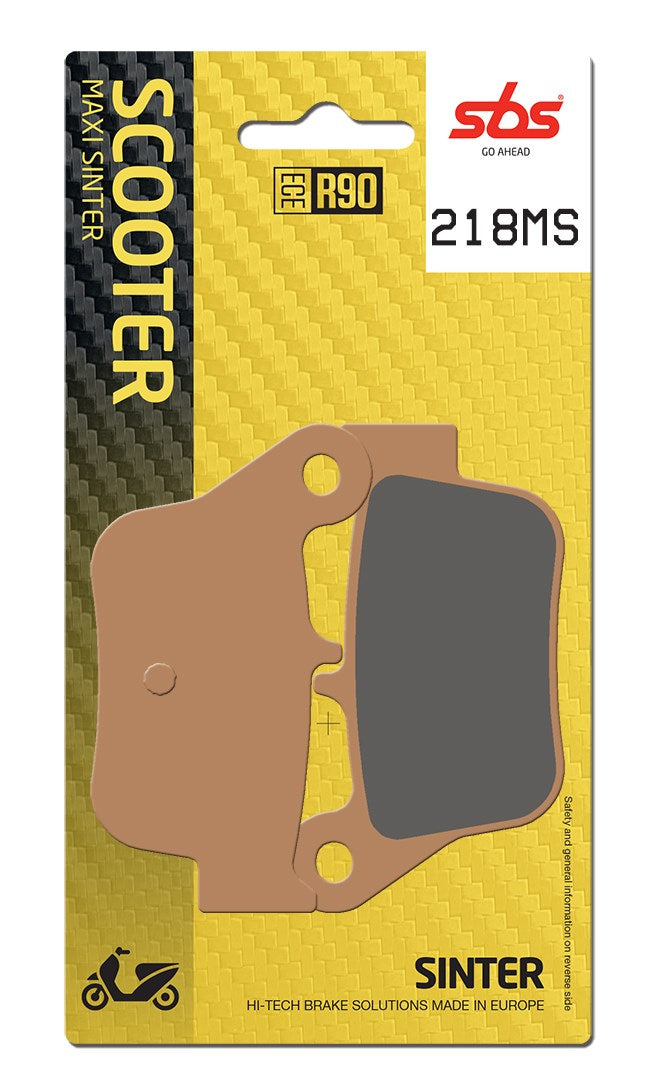 SBS FRICTION - Sinter Rear Scooter Brake Pads (SBS 894) - 218MS-