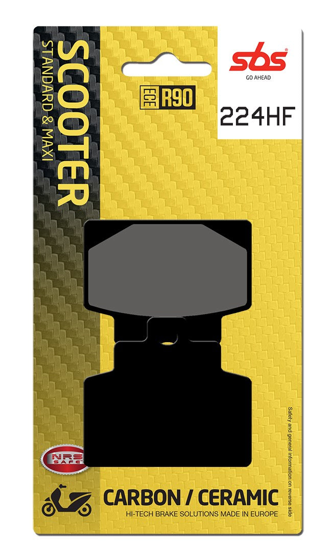 SBS FRICTION - Ceramic Front Scooter Brake Pads - 224HF-