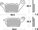 SBS FRICTION - Ceramic Front Scooter Brake Pads - 226HF-