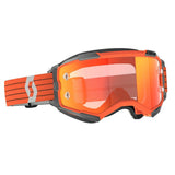 SCOTT Fury Goggle - orange/grey | orange chrome lens