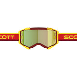 SCOTT Fury Goggle - red/yellow | yellow chrome lens