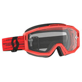 SCOTT Split OTG Goggle - dark red | clear lens