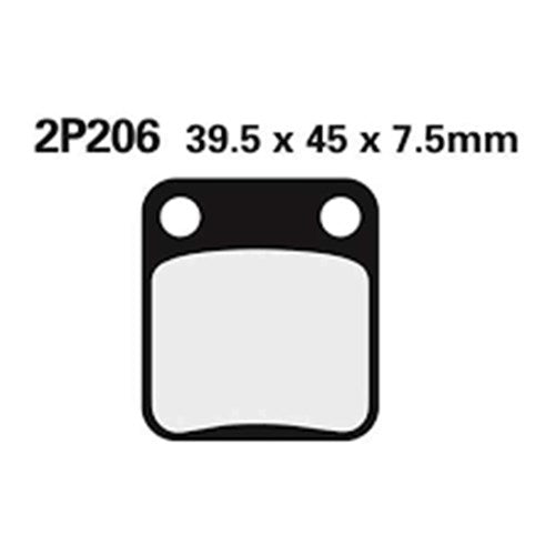 Nissin Brake Pads 2P-206 GS H.D.