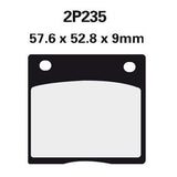 #NISSIN BRAKE PADS 2P-235 NS/SS