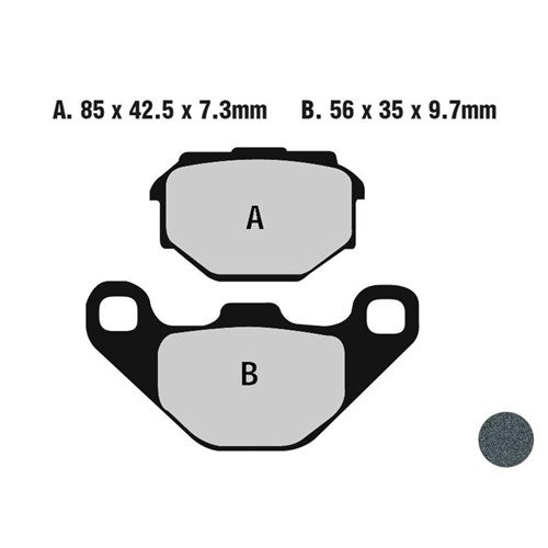 Nissin Brake Pads 2P-263 SS