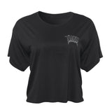 Tee Wmn Metal Crop Black – S 3031-4004
