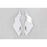 UFO HUSKY CR/WR125 09-13 SIDEPANELS (WHT)