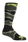 Sock MX Camo Green/White 6-9 3431-0672