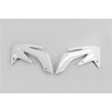 UFO RADIATOR SHROUDS CRF250R 04-09/X 04-16 (WHT)