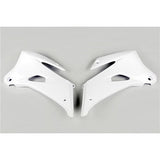 UFO WR250 07-14/450F 07-11 RADIATOR SHROUDS ((WHT))