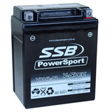 12V SSB V-Spec High Perform. AGM Battery (4) (12N14-3A, 12N14-3B, CB14L-A1, CB14L-A2, CB14L-B2, GB14L-A2, YT14AL-S, YTX14AHL-BS) (4.96 Kg)