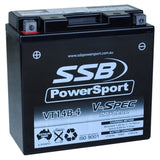 12V SSB V-Spec High Perform. AGM Battery (6) (YT14B-4, YT14B-4-BS) (4.44 Kg)