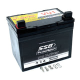 12V SSB V-Spec High Perform. AGM Battery 400CCA 24AH (2) ( U1 ) (7.78 Kg)
