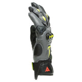 Dainese VR46 Sector Leather Gloves - Short Cuff - BK/ANTH/FLU-YEL
