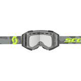 SCOTT Fury Enduro Goggle - light grey/neon yellow | clear