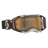 SCOTT Prospect 2.0 AMP Goggle - deep brown/beige | gold chrome lens