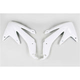 UFO CRF450X 08-16 RADIATOR SHROUDS (WHT)