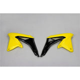 UFO RMZ450 09-17 RADIATOR SHROUDS (YEL 01-18)