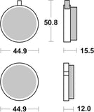 SBS FRICTION - Ceramic Front Brake Pads - 500HF-
