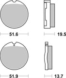 SBS FRICTION - Ceramic Front Brake Pads - 501HF-