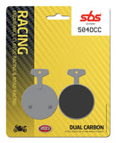 SBS FRICTION - Dual Carbon Classic Front Brake Pads (Track Use) - 504DCC-