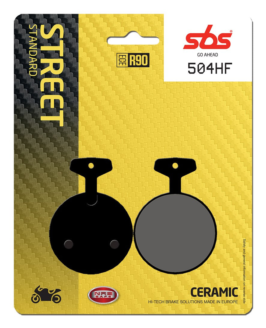 SBS FRICTION - Ceramic Front / Rear Brake Pads - 504HF-